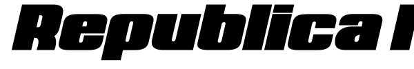 Republica Minor font preview